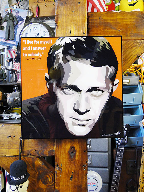 スティーブ・マックイーン ポップアートフレーム #011の通販・販売