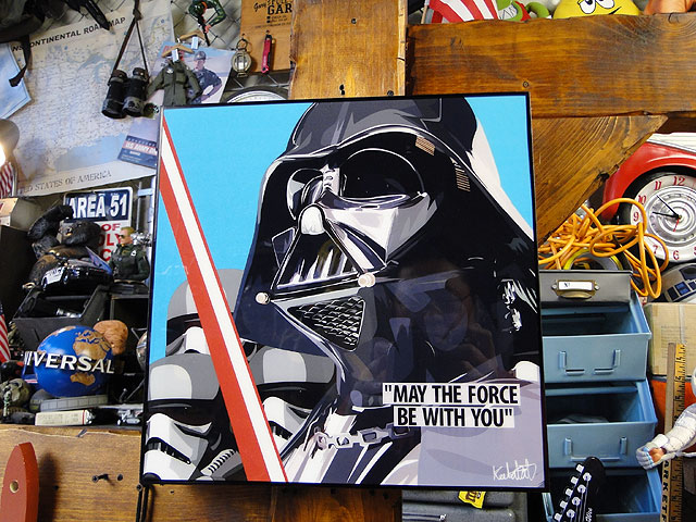 映画 スターウォーズ ポップアートフレーム （ダース・ベイダー/TYPE1