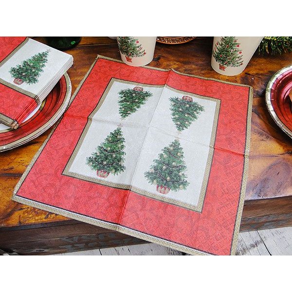 トムテクリスマス ノーム ペーパーナプキン4枚 トムテクリスマス