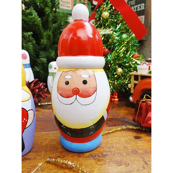 サンタマトリョーシカ （ノルディコ）の通販・販売 | アメリカ雑貨の