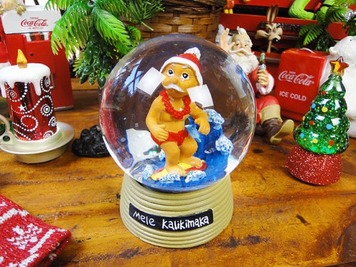 メネフネサンタ　スノーグローブ|クリスマスグッズ