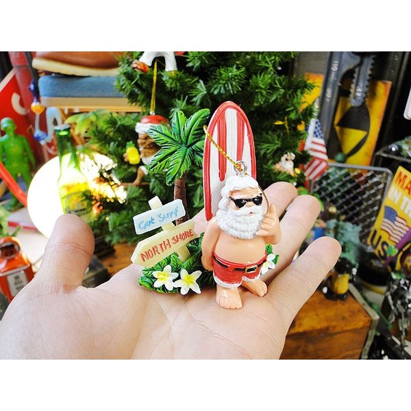 ドイツRG クリスマス ハワイ サーフィン くるみ割り人形　眼鏡サンタ ドイツRG クリスマス ハワイ サーフィン くるみ割り人形 眼鏡