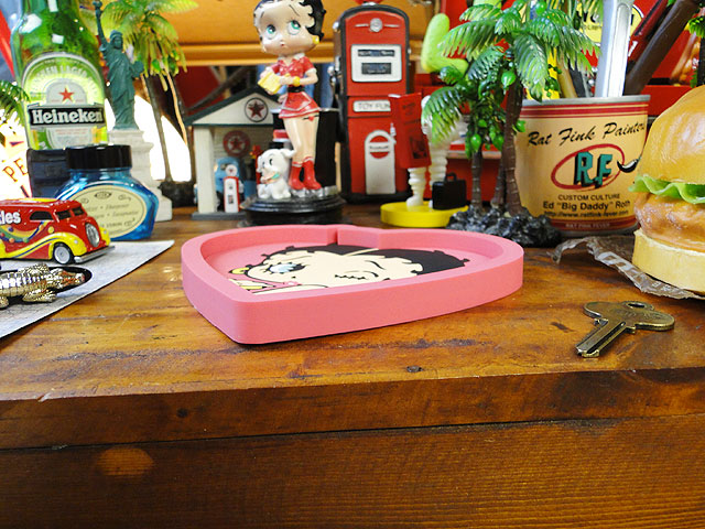 ベティ・ブープ トレイ付きスタチュー 約60cm ベティ・ブープ トレイ