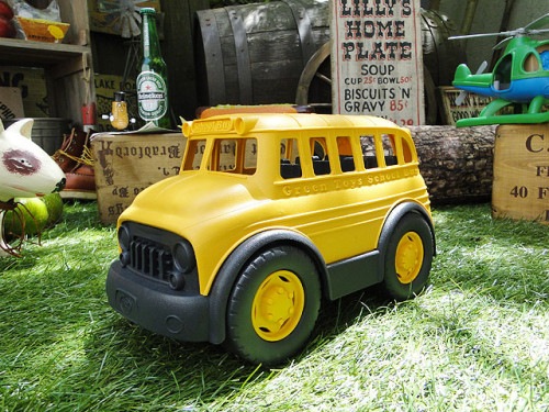 グリーントイズ　アメリカの子供のオモチャ　働く乗り物　（スクールバス）　MADE IN U.S.A.|生活雑貨/キッチン雑貨