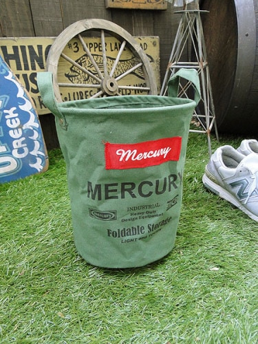 マーキュリー　キャンバスバケツ　Sサイズ　（カーキ）|生活雑貨/キッチン雑貨