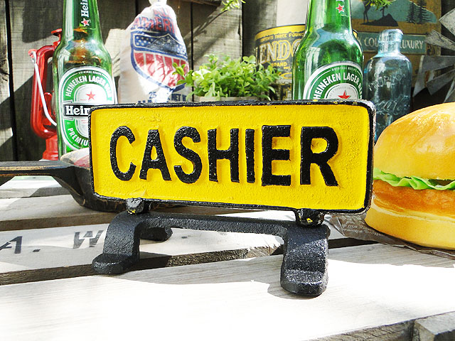 ダルトン キャッシャー アイアン製スタンドサインの通販・販売