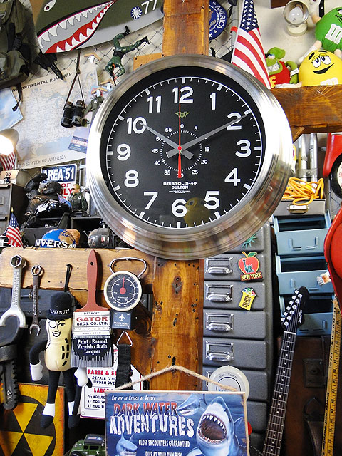 DULTON BRISTOL S-40 掛時計 ステンレススチール製 確かな存在感を発揮