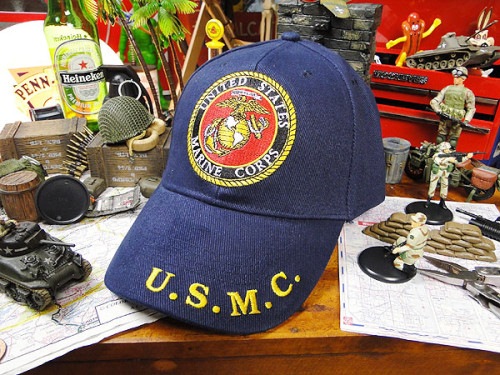 ミリタリーキャップ　（U.S.マリーン）|アパレル/キャップ/ジャケット|男の秘密基地作りに！ガレージング雑貨