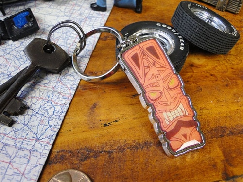 フリーキー　ティキ　キーホルダー|愛車の個性的なドレスアップに！カーアクセサリー|男の秘密基地作りに！ガレージング雑貨