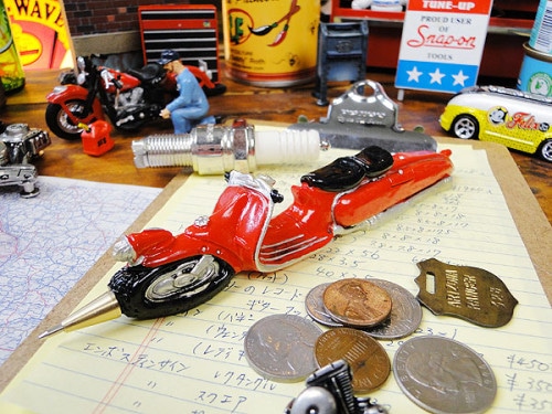 バイクペン　（スクーター）|文房具/ボールペン/ノート/電卓|生活雑貨/キッチン雑貨