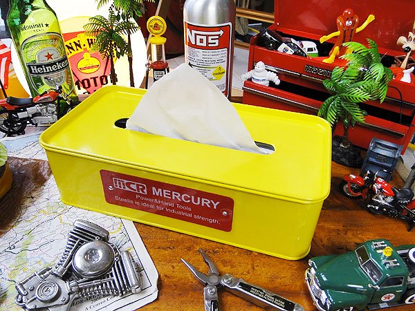 マーキュリー ティッシュケース （イエロー）の通販・販売 | アメリカ