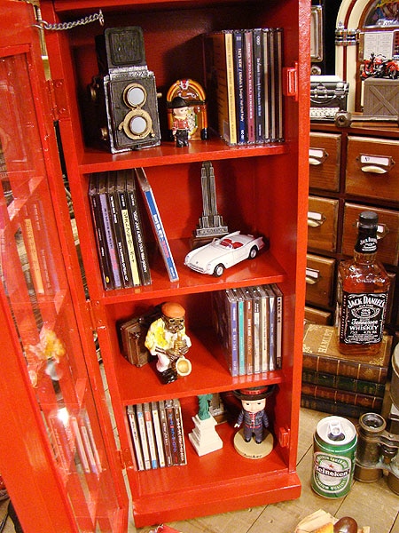 CDラック　イギリス テレフォンボックス 収納 棚 ラック インテリア 雑貨 CDラックイギリス テレフォンボックス 収納 棚 ラック