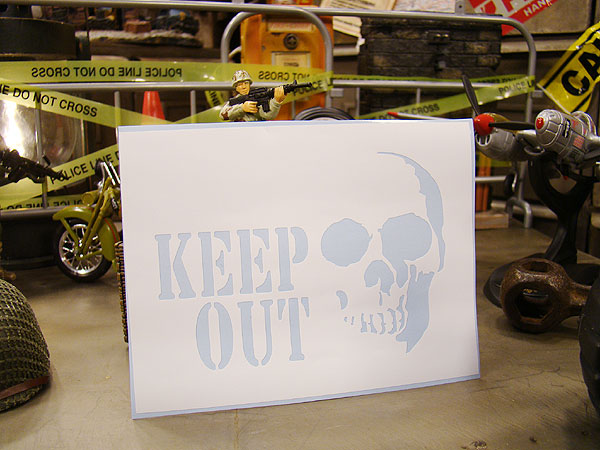 笑う門には福来たる】ステンシルシート 世田谷ベース アメリカ雑貨 所