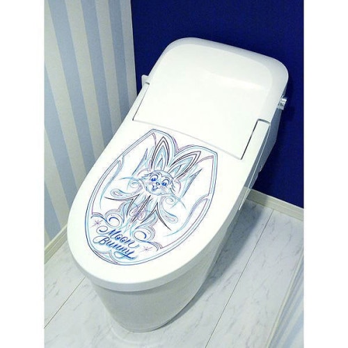 ムーンバニー　トイレステッカー|ガレージ系小物/ティッシュケース/ゴミ箱/生活グッズ|男の秘密基地作りに！ガレージング雑貨