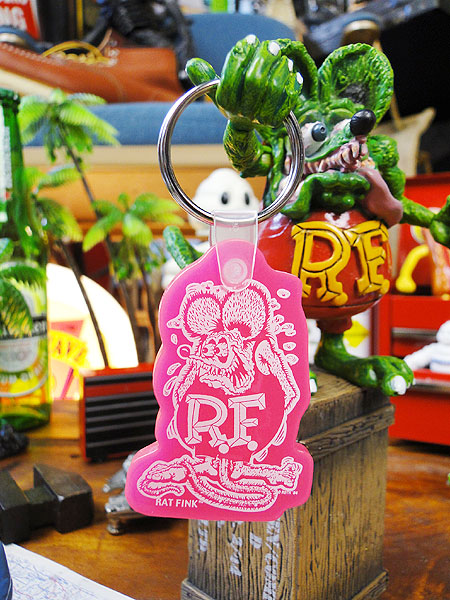 ラットフィンク　ぬいぐるみ　ラバーキーホルダー RATFINK ラットフィンク ラバー キーホルダー キーリング