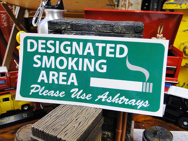 U.S.パブリックサインステッカー （喫煙スペース） の通販・販売