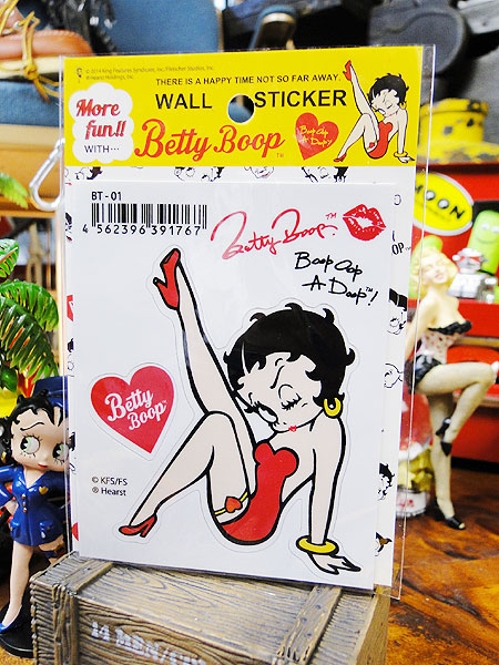 ベティ・ブープ ミニステッカー （足上げベティ）の通販・販売