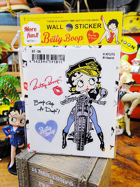 ベティ・ブープ ミニステッカー （バイカーベティ）の通販・販売