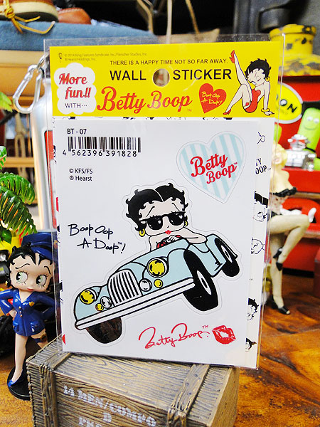 ベティ・ブープ ミニステッカー （ドライビングベティ）の通販・販売