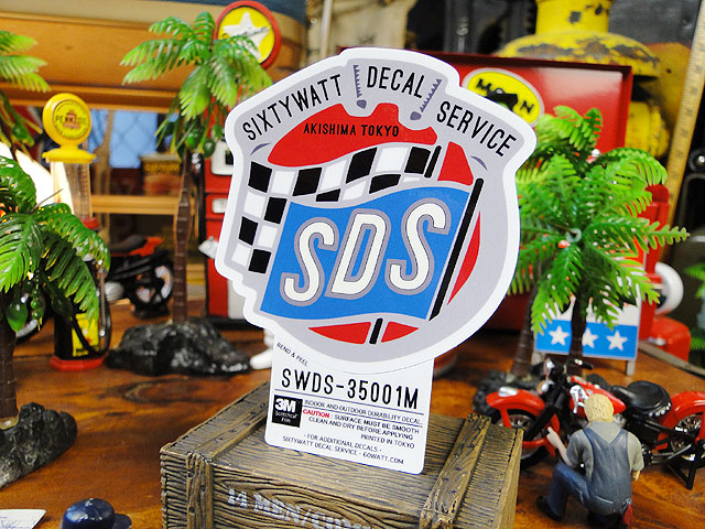 シックスティーワット アドバタイジングステッカー Mサイズ （60ワット