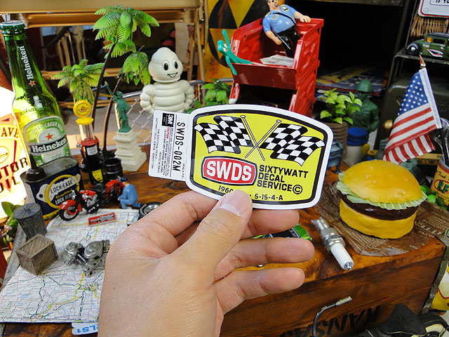 シックスティーワット アドバタイジングステッカー （60WATTデカール