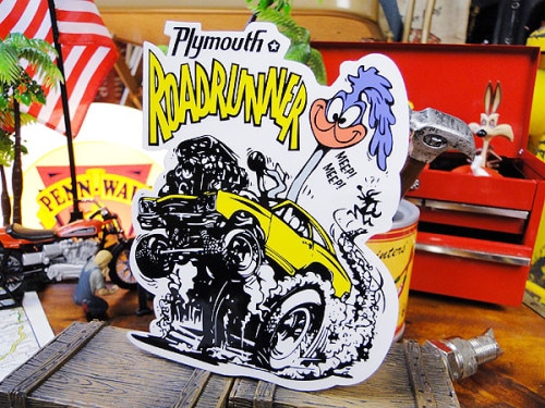 ロードランナー　ステッカー　（マッスルカー）|ステッカー|男の秘密基地作りに！ガレージング雑貨