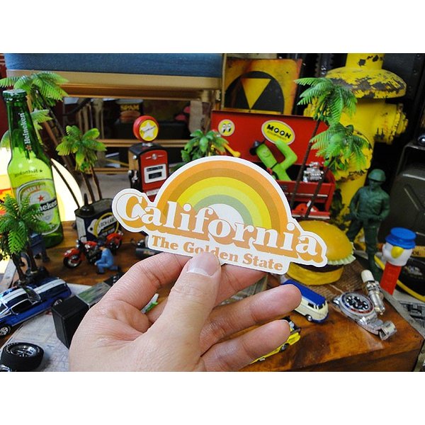 カリフォルニア レインボー ステッカーの通販・販売 | アメリカ雑貨の