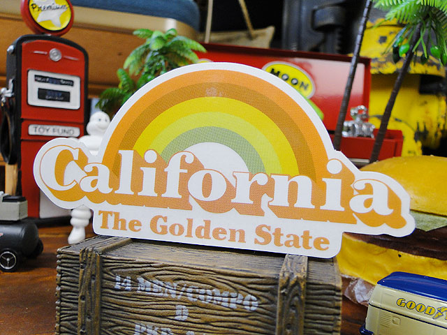 カリフォルニア レインボー ステッカーの通販・販売 | アメリカ雑貨の