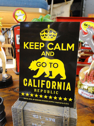 キープ　カーム＆ゴートゥ　カリフォルニア　ステッカーバッドアス　ステッカー#019|バッドアス・ステッカー|ステッカー