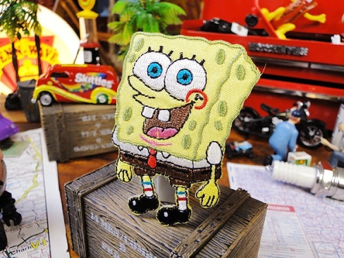 キャラクターワッペン　（スポンジボブ）|キャラクター|ワッペン