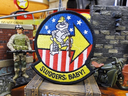 トムキャット　ミリタリーワッペン　（スラッガーズ）|ミリグッズなくして秘密基地は作れぬ！ミリタリー系グッズ|男の秘密基地作りに！ガレージング雑貨