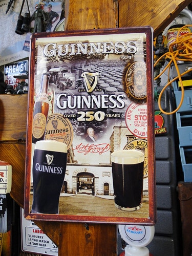 Guinness ギネスビール公式★パブ　タペストリー インテリア フラッグ 旗 タペストリー ギネスビール Guinness 90×150cm