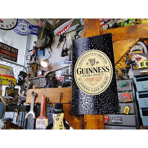 アメリカ雑貨 ギネス ビール 木製 看板 レア品 世界一のギネスビールが飲みたい アメリカ雑貨 ギネス ビール 木製 看板 レア品 世界一のギネス