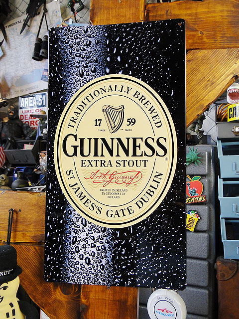 アメリカ雑貨 ギネス ビール 木製 看板 レア品 世界一のギネス