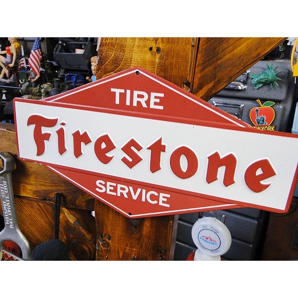 ファイアストン エンボス ティンサインの通販・販売 | アメリカ雑貨の