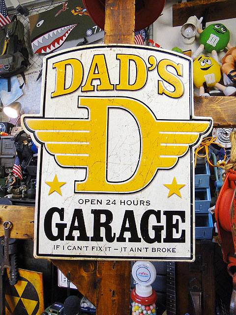 ド迫力！特大サイズ看板 お父さんのガレージ ビッグサイズサインの通販
