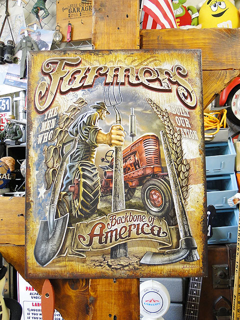 アメリカのファーマー ブリキ看板の通販・販売 | アメリカ雑貨のテーマ