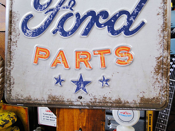 フォード ジェニュインパーツ ブリキ看板 （ヴィンテージ）の通販