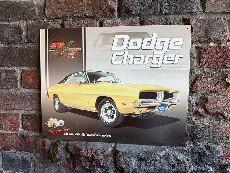 ダッジ チャージャー R/T ブリキ看板 （ROAD/TRACK）の通販・販売