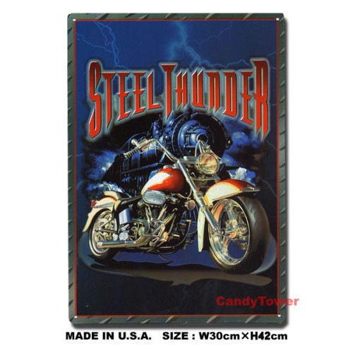 STEEL THUNDER　ブリキ看板|ボクらの原点そして永遠！ブリキ看板