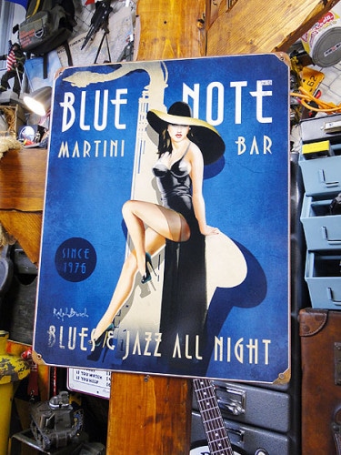 ブルーノート U.S.ヘヴィースチールサインの通販・販売 | アメリカ雑貨