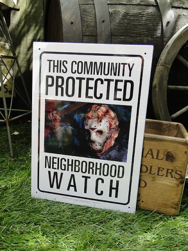 映画　13日の金曜日　ジェイソン　ティンサイン|ボクらの原点そして永遠！ブリキ看板