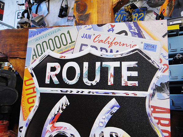 ルート66 ブリキ看板 （ナンバープレート）の通販・販売 | アメリカ