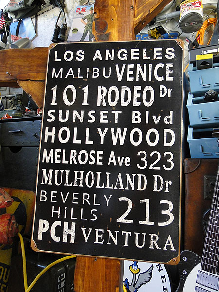 ロサンゼルスの名所 U.S.ヘヴィースチールサインの通販・販売