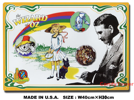 オズの魔法使いブリキ看板The Wizard of Oz