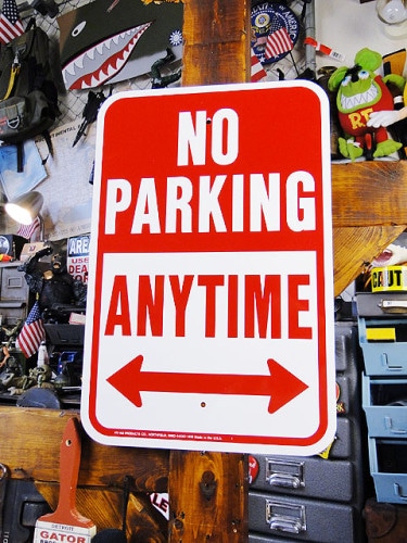 駐車禁止　アルミニウム　トラフィックサイン|警告看板/パーキングサイン/道路標識