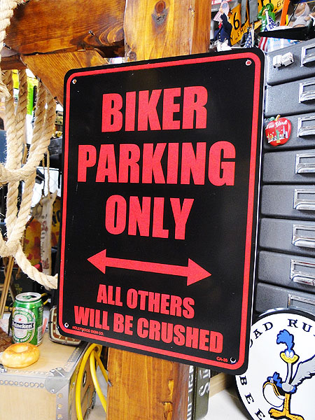 アメリカのプラスチックサインボード ヘビーオンスタイプ （バイカー