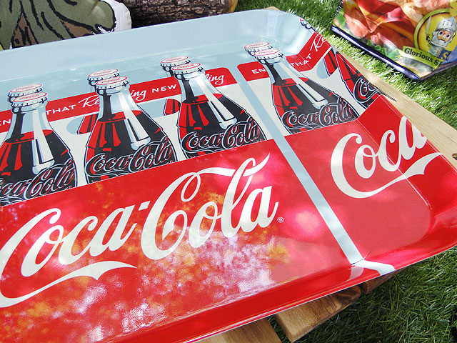 コカコーラ 【非売品】木製コースター&トレー コカコーラ【非売品