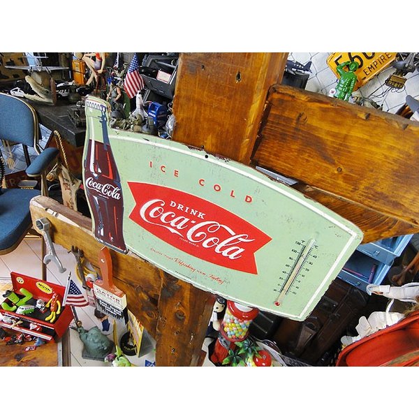 Coca Cola コカコーラ ティンサイン フィッシュテールサイン