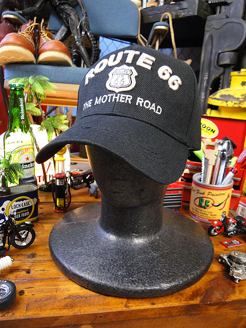 アメリカン雑貨 ルート66 キャップテーブル チェア 3点セット